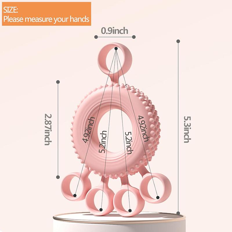 Silicone Finger Stretcher Hand Resistance Bands Hand Extensor Exerciser Finger Hand Grip Strength Trainer For Arthritis Exercise