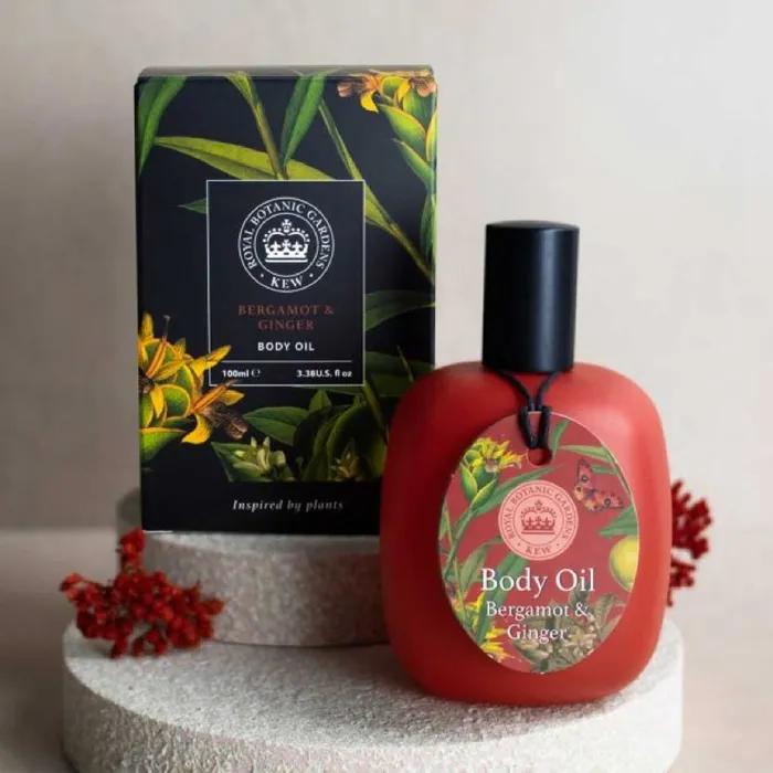 Kew Garden Bergamot & Ginger Body Oil 100ml