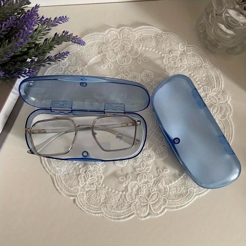 Transparent Portable Glasses Cases Waterproof Plastic Sunglasses Glasses Box Hard reading Glasses Case Shell Case Protector Box