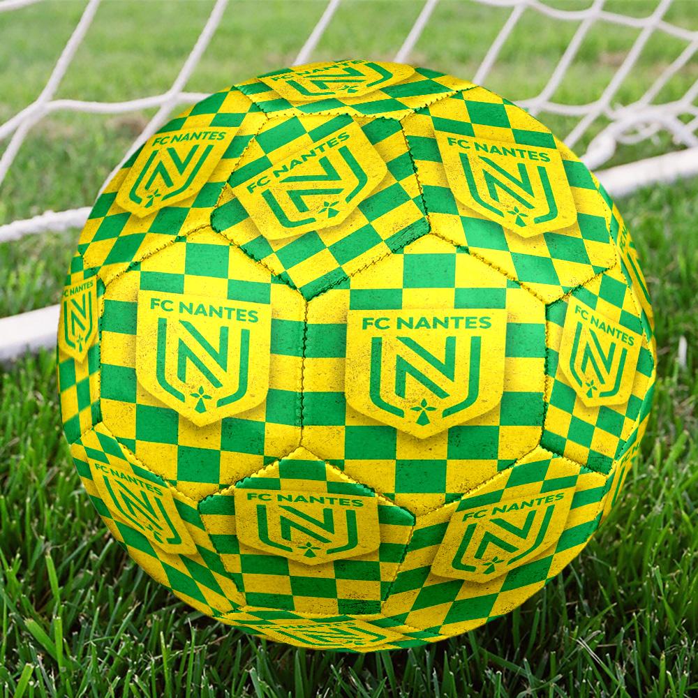Fc Nan-tes Crest Design Printed Size 5 Soccer Balls, High-Quality, Anti-Slip, Protective Football, A Unique Gift , Birthdays, Christmas Gifts