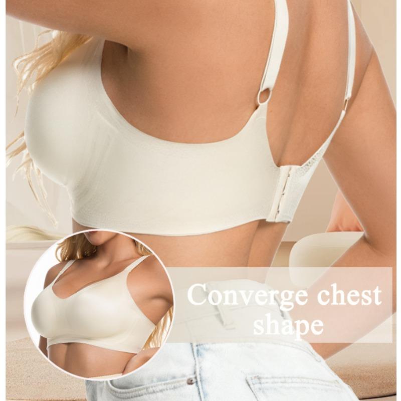 Spring and Summer Seamless Wire-Free Soft Support Bralette with Underwire for Sports and Bras