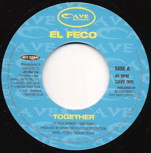 

7inch Record EL FECO Together CAVE005 cave UK Reggae Ska Dub Used