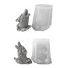 Wolf Head Silicone Candle Mold DIYs Animal 3D Plaster Resin Ornament Molds Home Decoration Crafts Gift for Enthusiasts