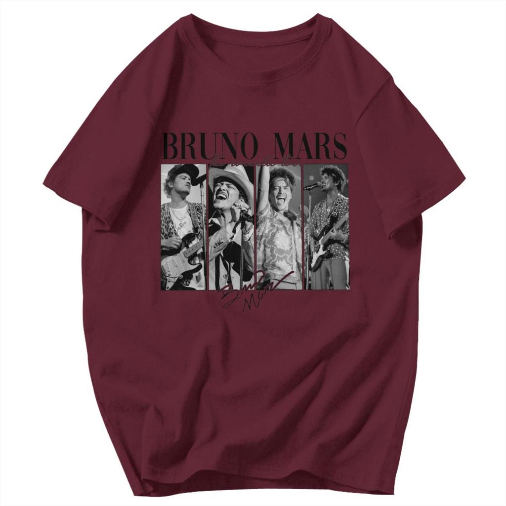 Pánské tričko Bruno Mars The Romantic Tour 2026 Album Tour Nápad na dárky Y2K Grafické Kulatý výstřih Unisex Topy Trička