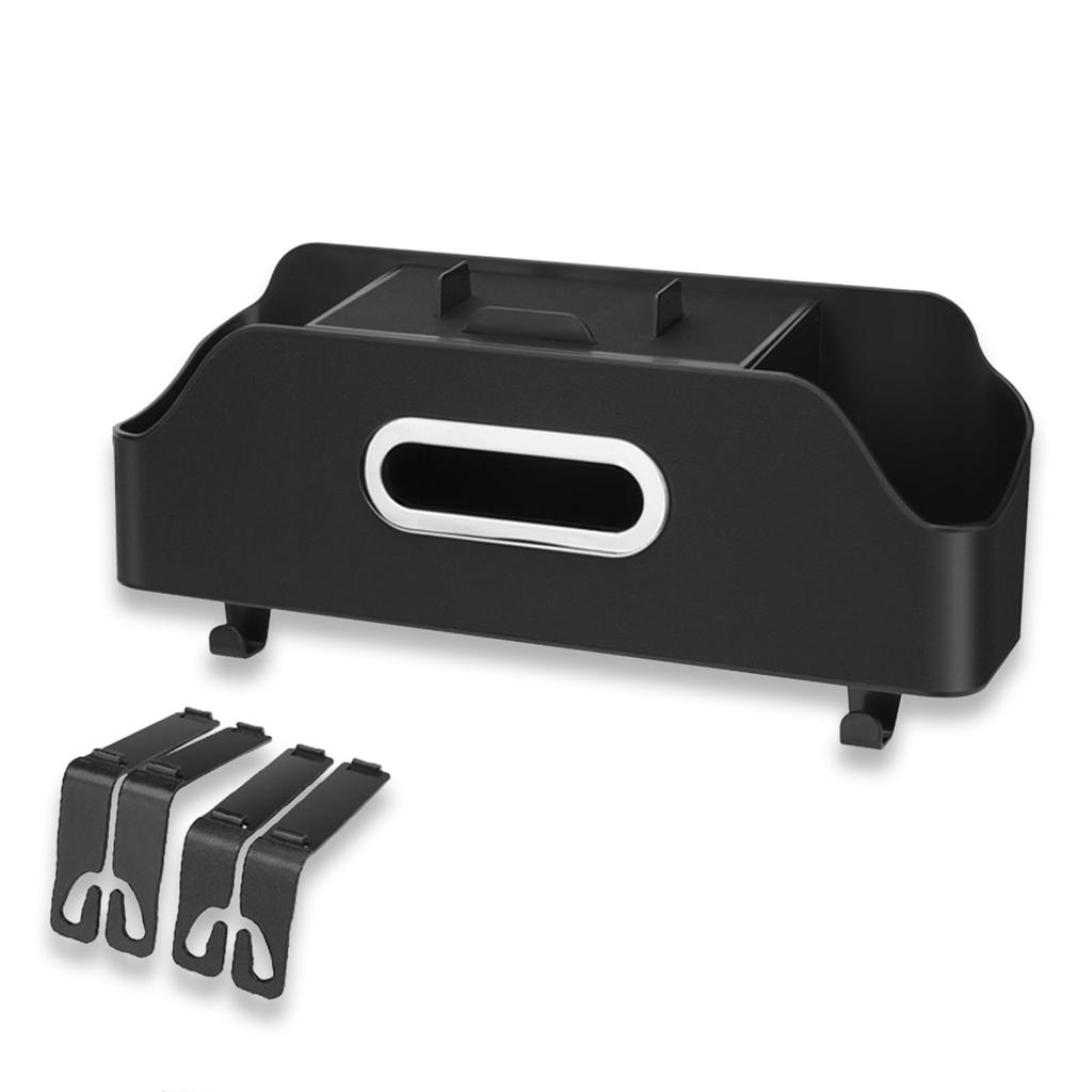 Add Luster Car Drink Rear Seat Headrest Multifunctional Storage Cup Tissue Car Leather Holder, Box, Holder, Storage,
