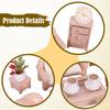 Dollhouse Furniture Set Hobby Crafts,Pretend Play Toy,Miniature Sofa Tea Table Toys for Girls