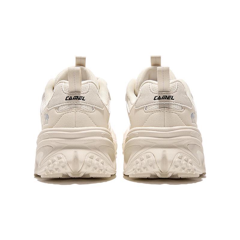 Camel Retro Platform Dad Sneakers