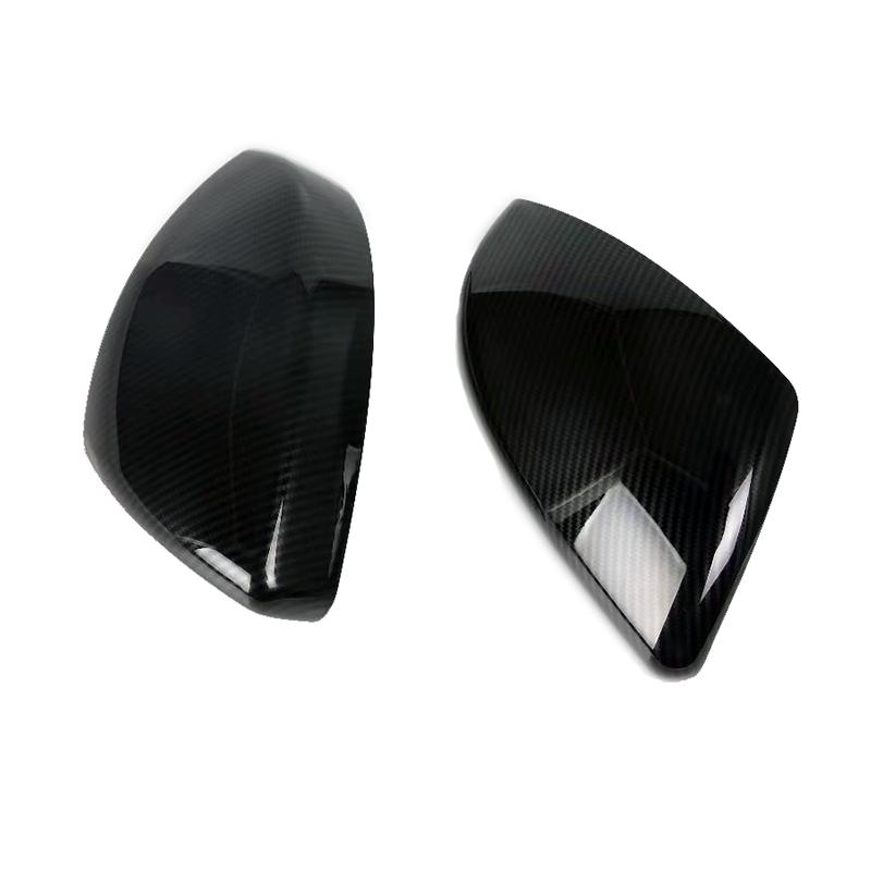 2pcs Carbon fiber look Side Rearview Mirror Cap Cover Trim For Land Rover Discovery Sport Range Rover Velar 2016 2017 2018