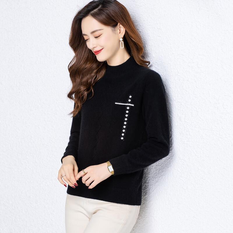 Women's Turtleneck Wool Blend Sweater