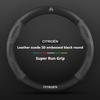 Carbon fiber Suede For Citroen C1 C2 C3 C4 C5 C6 VTS Xsara C-Crosser Berlingo Sega DS3 Car Steering Wheel Cover Auto Accessories aog123