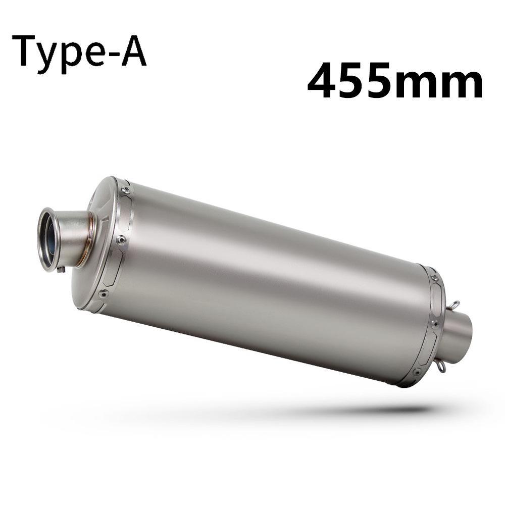 Phoenix Stainless Steel Exhaust Pipe for Motorcycles & Scooters, 51MM