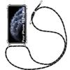 Protective Case - eFConnection - iPhone 11 Pro Max - Soft - Transparent-black - Shockproof