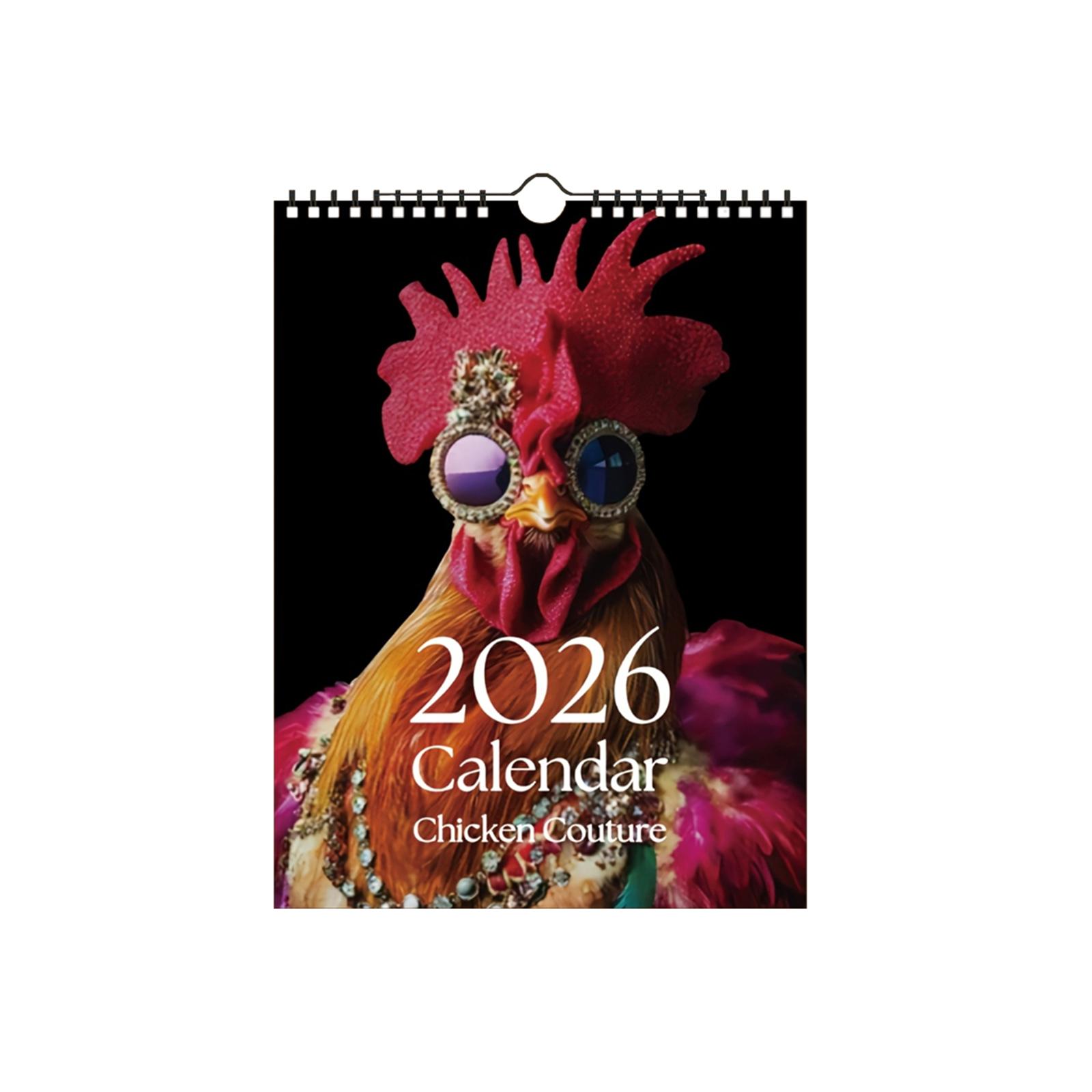 

Настенный календарь на 2026 год, Календарь на забавную тему, Забавный подарок для общения, Идеальный выбор для домашнего использования. One Size