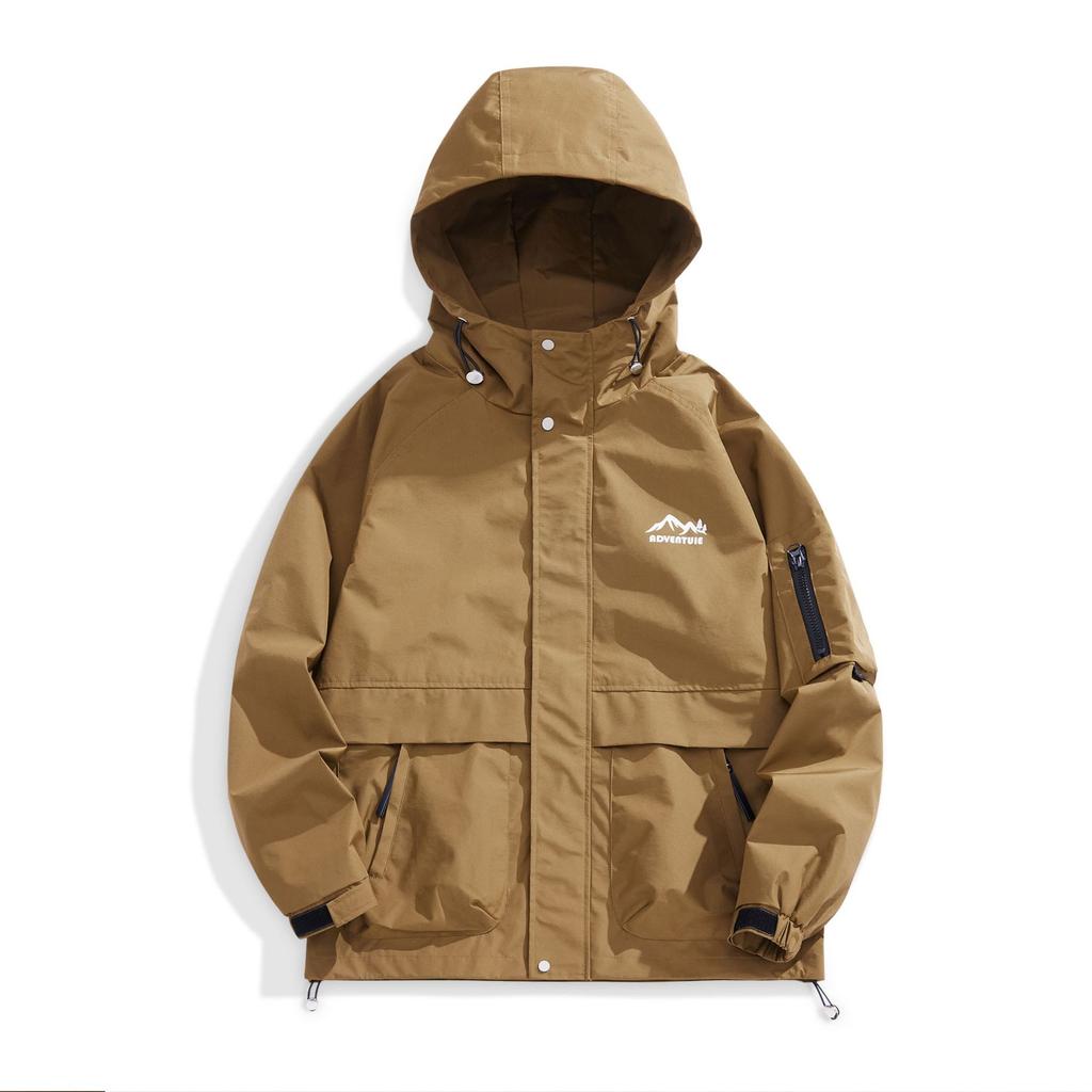 Mountain Hooded Jacket Men'S Urban Outdoor Commuter Functional Tooling Spring Jacket