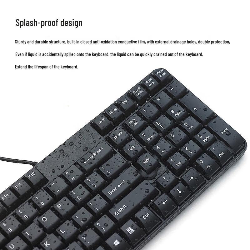 Rapoo X120PRO Wired Keyboard and Mouse Combo