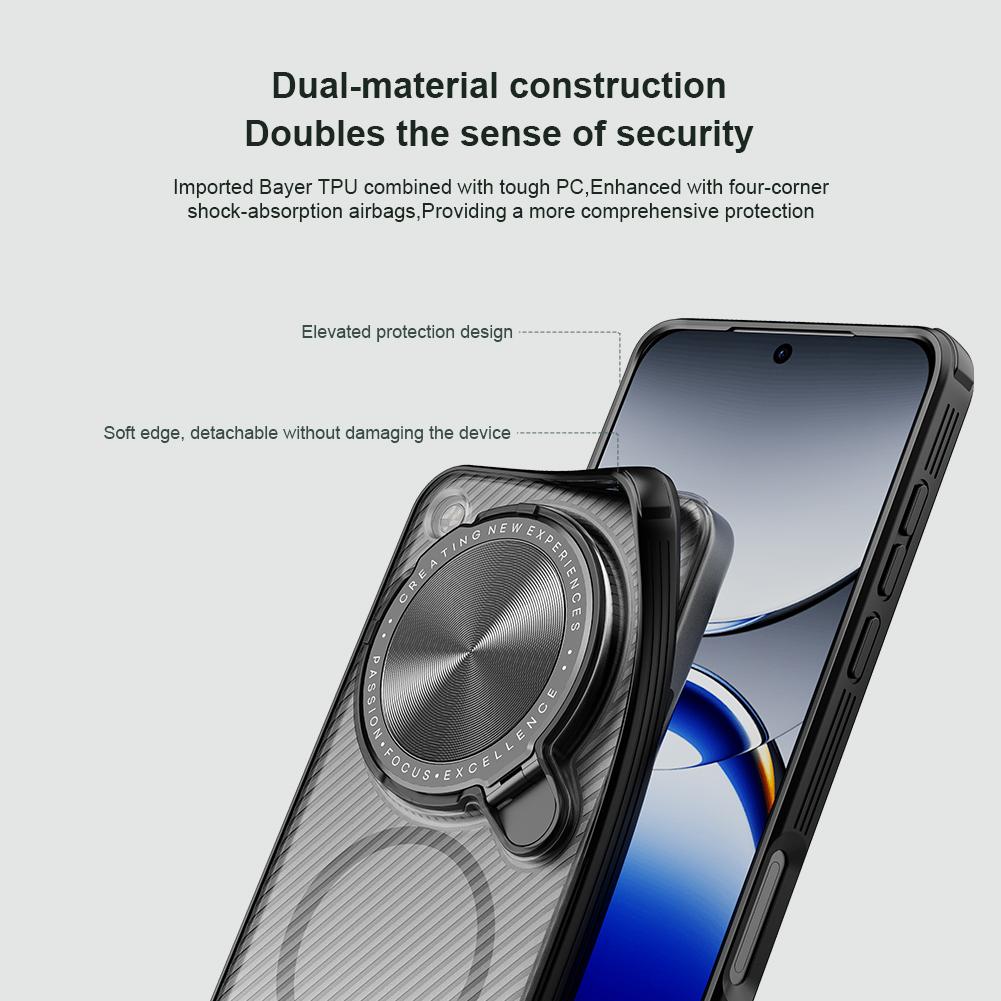 Für OPPO Find X8 Ultra-Telefonhülle Nillkin CamShield Prop Magnetische klare Version Harte PC + TPU-Schale Stoßfeste Rückseite für One Plus 13