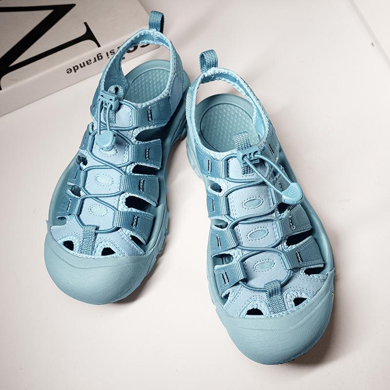 Mode Rutschfest Zehenschutz Herren Sandalen Outdoor Trekking Sommer Wanderschuhe Geschlossene Zehe Herren Hausschuhe Bequeme Strandschuhe