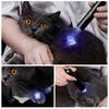 Mini 365nm UV Flashlight Aluminum Type C Rechargeable Ultraviolet Light Torch Black Light Pet Urine Detector Black Flashlights