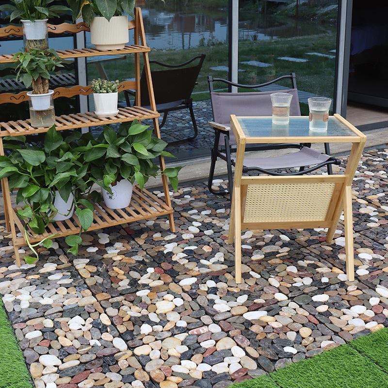 

Самоблокирующиеся антикоррозийные уличные каменные напольные плитки для ремонта балкона, ванной комнаты, сада и двора 300x300x22mm