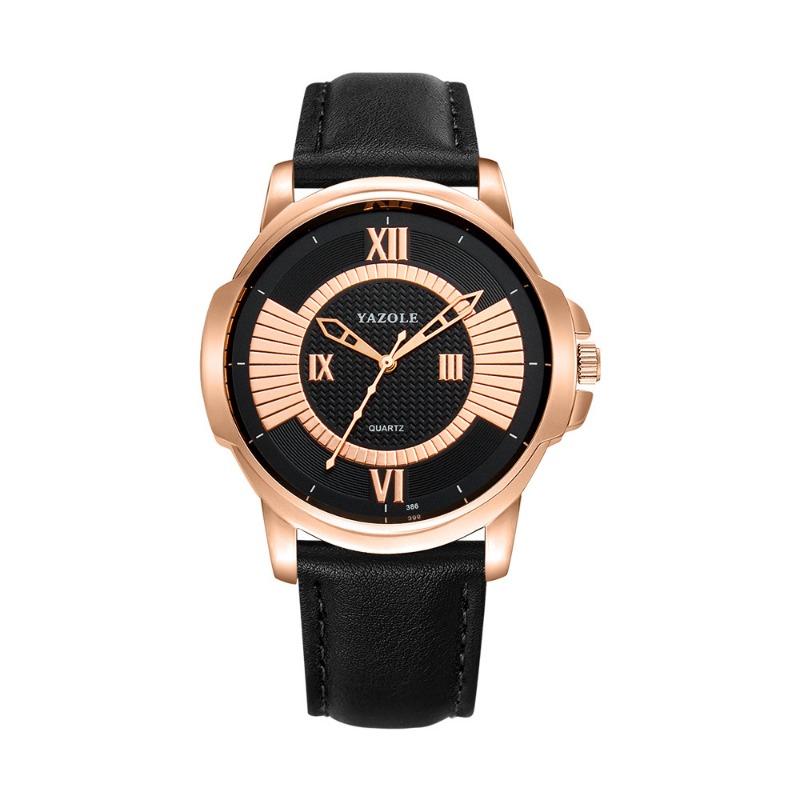 Top Brand New Men's Watch Quartz Rose Gold Fashion Waterproof Luxury Casual Watch
