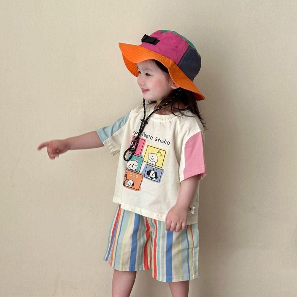 Summer Sunscreen Hat Baby Fisherman Caps New Children Bucket Cap Boys Girls