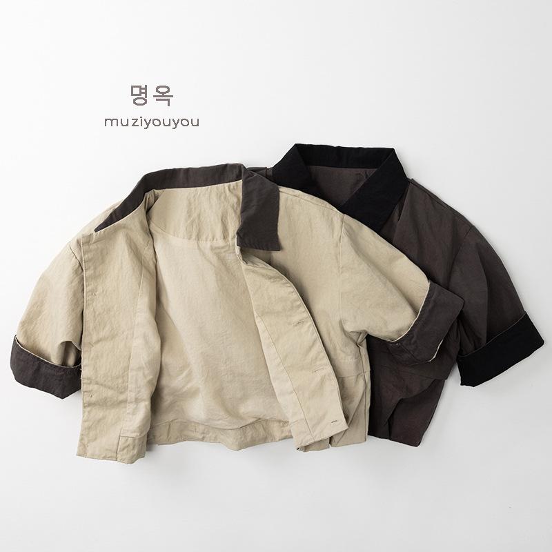 Korean Style Kids Girls Fashion Jacket Spring Casual Baby Outerwear Top
