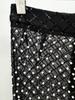 Spring 2026 Beaded Floral Mesh Suit with Pearl Sequin Long Pants