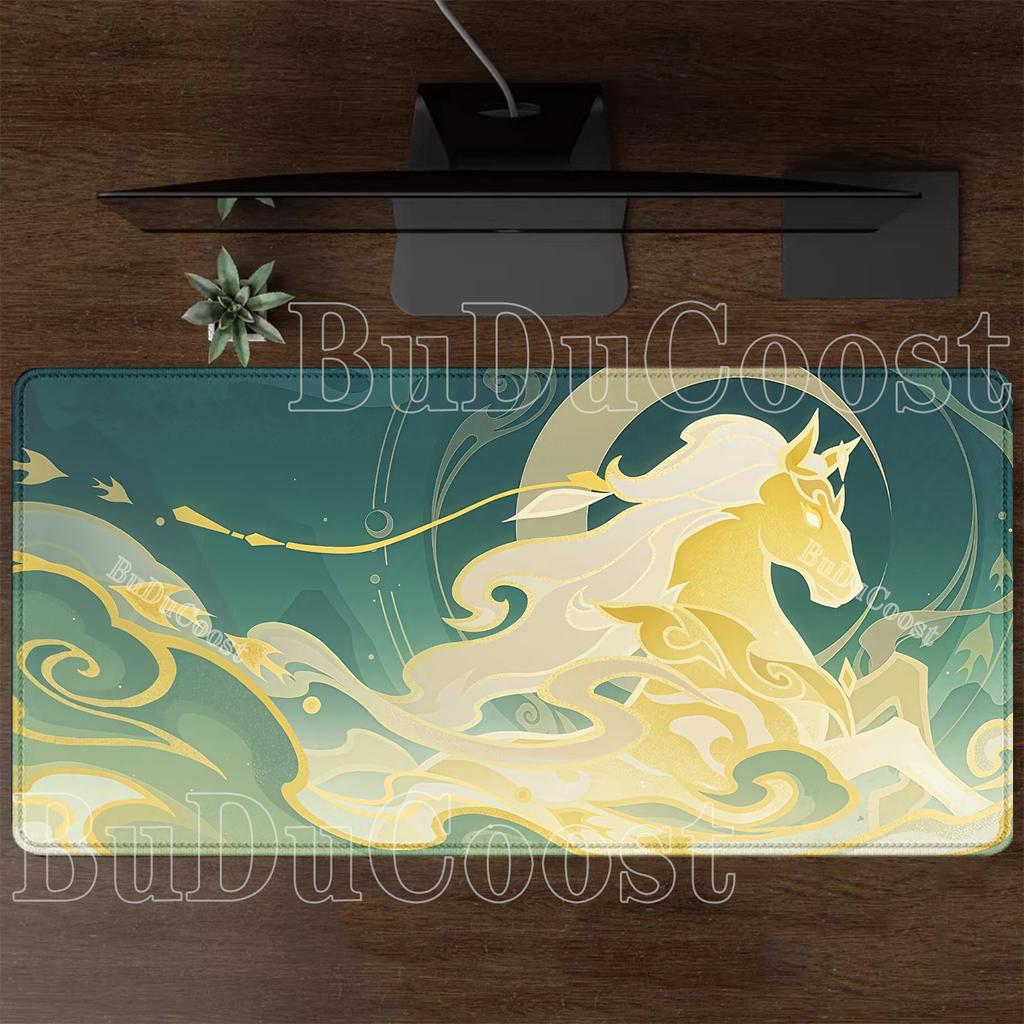 Genshin Impact Character Pattern Kawaii Columbina Mouse Pad Gaming Animal Big PC Mousepad Computer Large Rubber Laptop Desk Mat