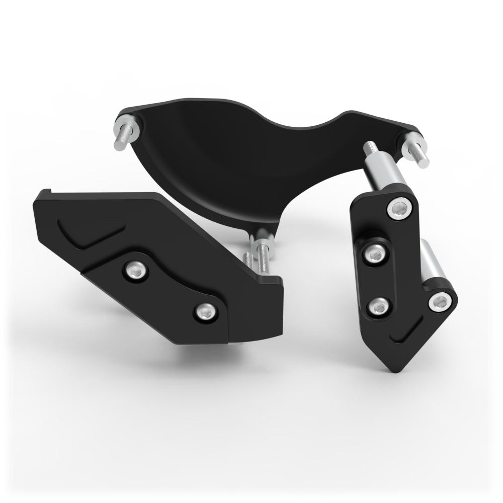 

Аксессуары для мотоциклов Подходят для Yamaha WR250R WR250X WR25R WR25RB WR 250X Крышка корпуса генератора зажигания сцепления Защитные накладки Комплект чёрный