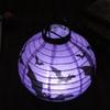 Led Paper Pumpkin Lantern Spider Bat Hanging Light Lamp Halloween Decor Party