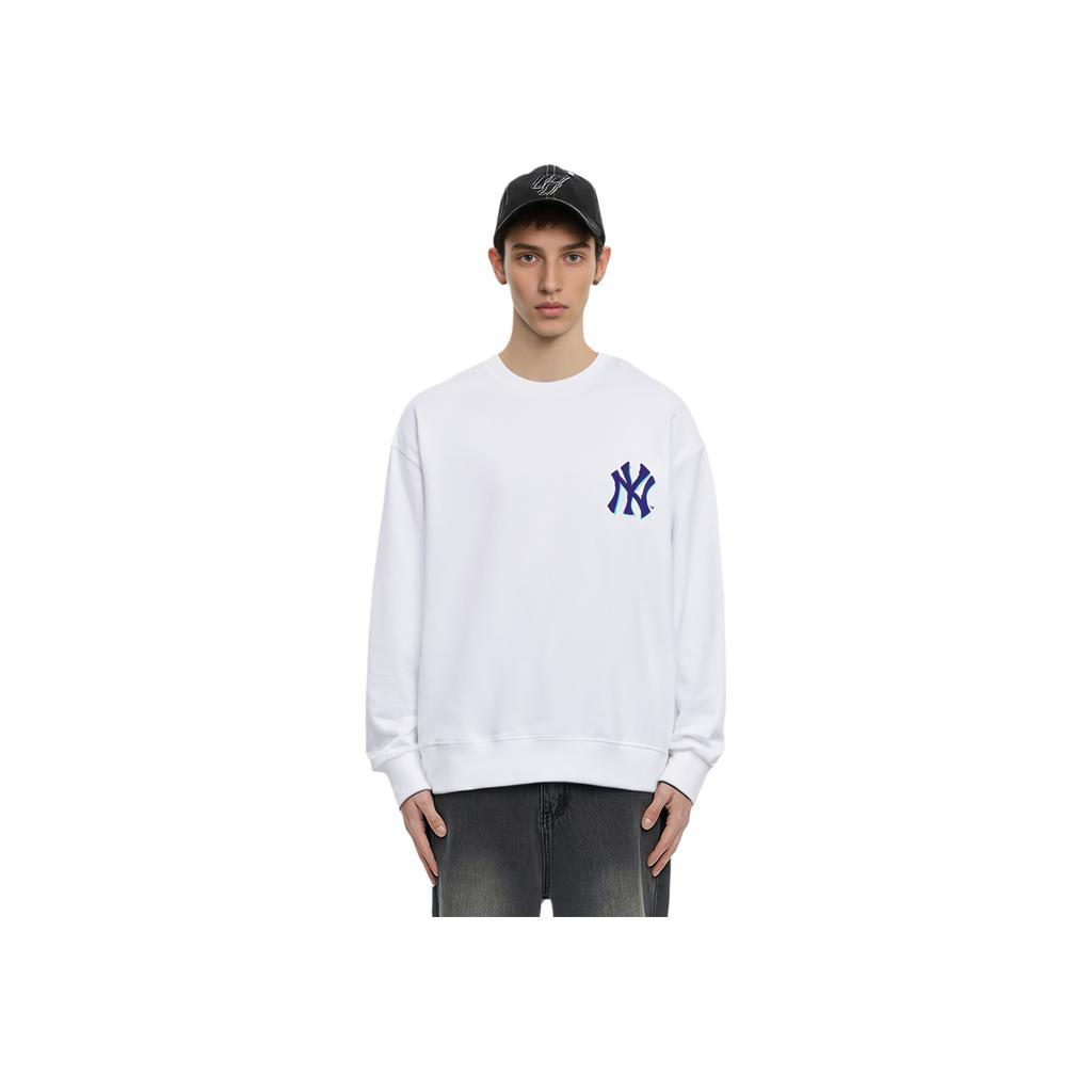 New MLB Sweatshirt Fall Unisex White 31MT07011-50W