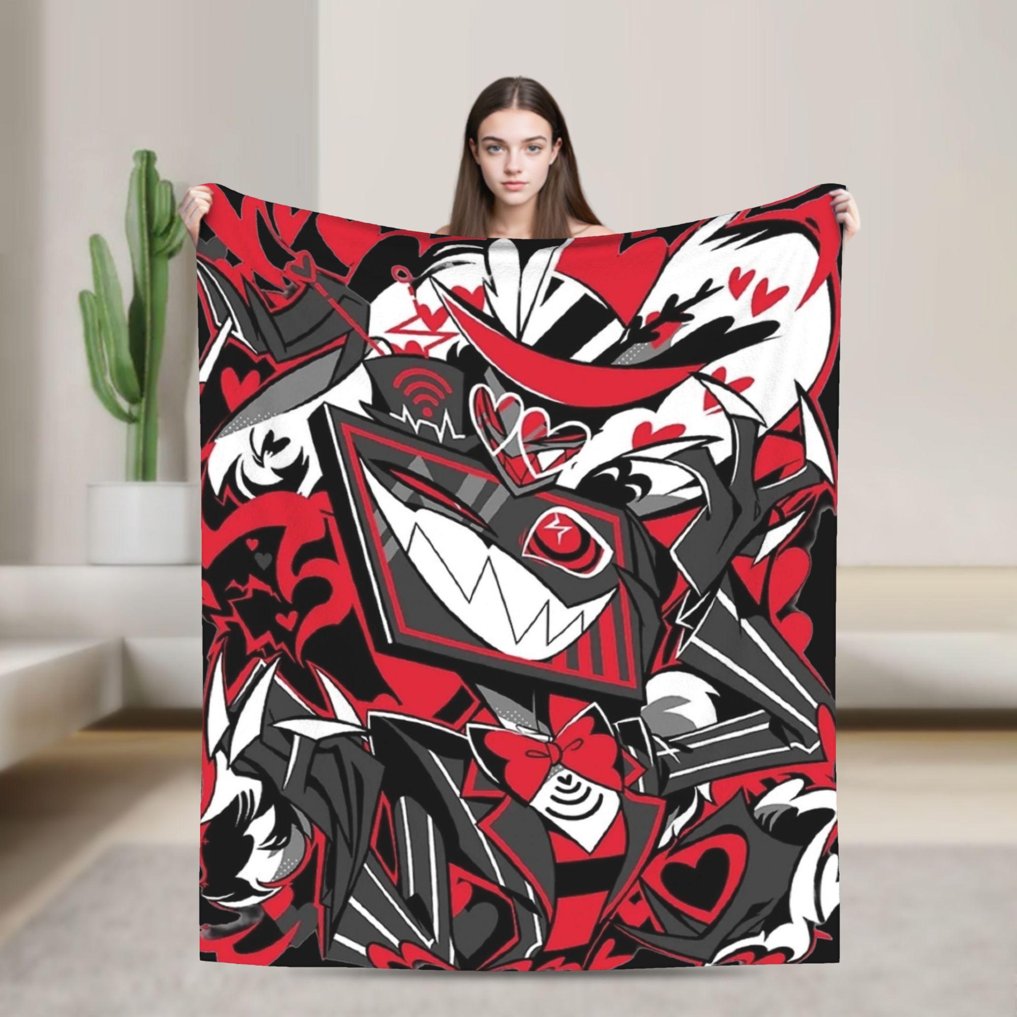 

Vox Hazbined Blanket Fleece Summer Air Conditioning Multi-function Thin Throw Blankets for Bed Office Plush Thin Quilt 100x150cm