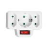 Rozgałęźnik 1X2P+Z, 2X2P/Ii Z Włącznikiem Or-Ae-13191(Gs) Schuko