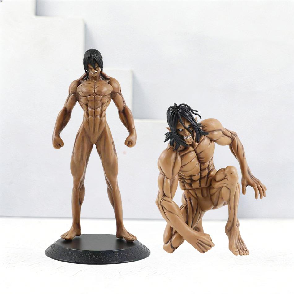Anime Attack On Titan Figure Eren Jaeger/Levi Giant Ver. Action Figure Collectible Model Figure ToysHandmade Ornaments Gift