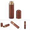 Wooden Sewing Needles   Holder Storage   Container Box (Dark Brown)