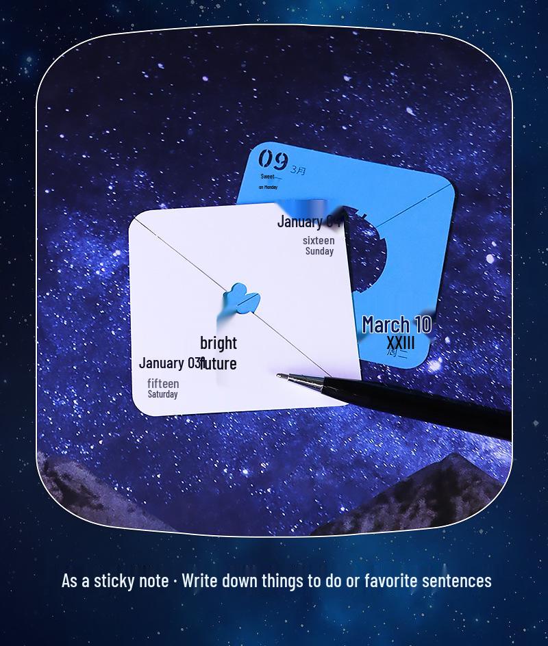 Eco-Friendly 2026 Earth Day 3D Paper Carving Calendar & Creative Desktop Ornament Sticky Note Pad