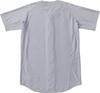 ZETT Baseball Pro Status Uniform Full Open Silver Size BU517 Top, Shirt, Style, (1300), L,