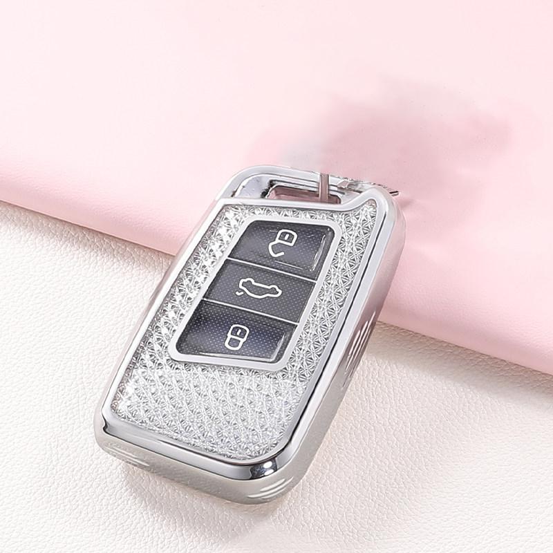 

Crystal Tpu Key Case For Vw For Volkswagen For Magotan Gte Passat B6 B7 B8 Cc Skoda Fabia Superb Kodiaq A7 Key Cover Fob Holder