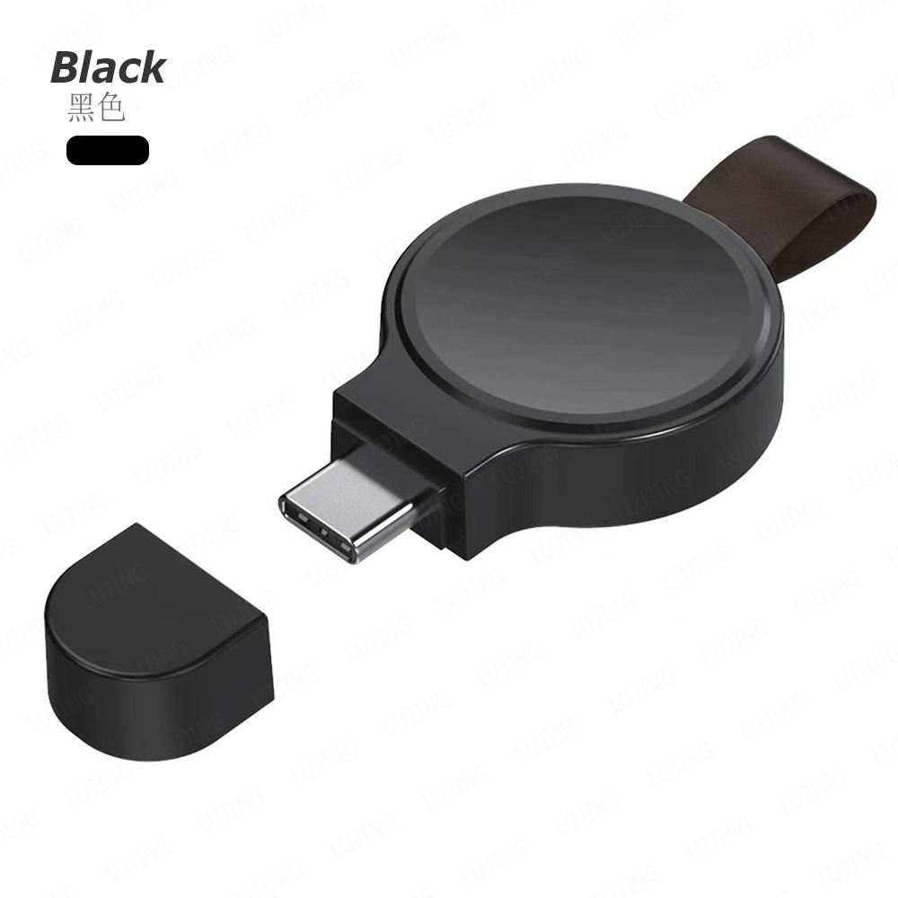 Mini Portable Magnetic Wireless Charger For Apple Watch 9 8 7 6 5 4 SE 3 2 1 USB-C Charging Dock For iWatch 45mm 44mm 40mm For Iwatch Charger Fast