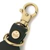 IL BISONTE Genuine Leather Key Ring, Keychain, Cowhide Leather, Unisex, Discolored Brown