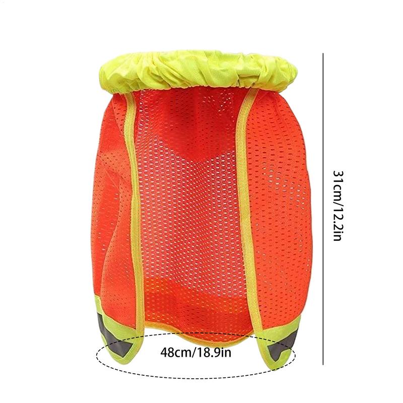 Hard Hat Shade Hard Hat Brim Shade UV Protection 2 Pieces Neck Cover With Reflective Strap Lightweight Helmet Accessories For