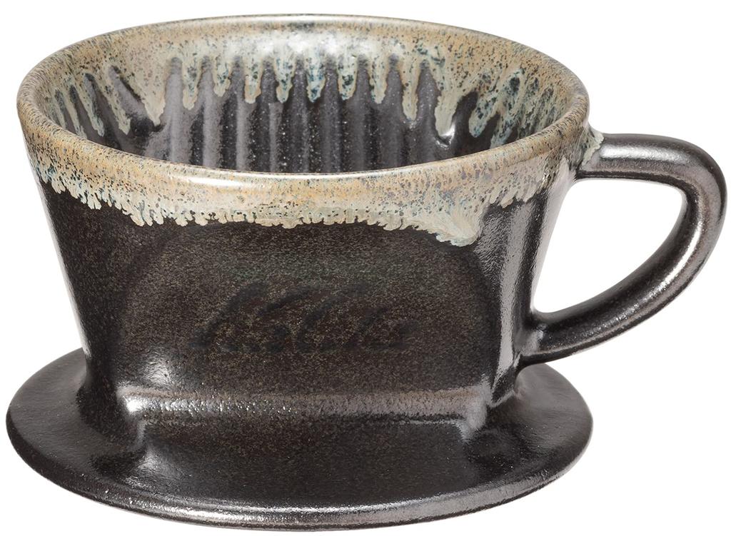 Kalita Kávový dripper keramický černý pro 1-2 osoby Hasami Ware SG 101 dripper dripové vybavení kavárna kavárna venkovní kempování