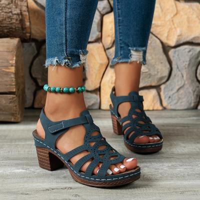 Women's Sandals 2024 Summer New Fashion Women's Shoes Open Toe Thick Gladiator Casual Sandals Comfortable Light Sandals