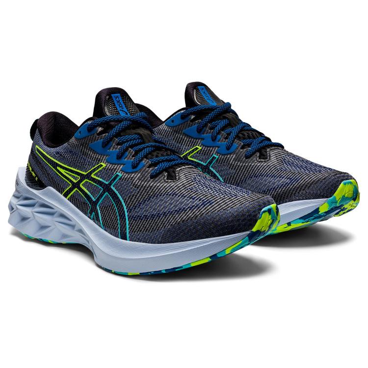 Asics Novablast 2 Le Black Hazard Green 1011B331-001