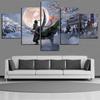 5 Panel Anime Cuadros Roronoa Zoro Wall Art Canvas HD Posters Pictures Paintings Home Decor Accessories Living Room Decoration