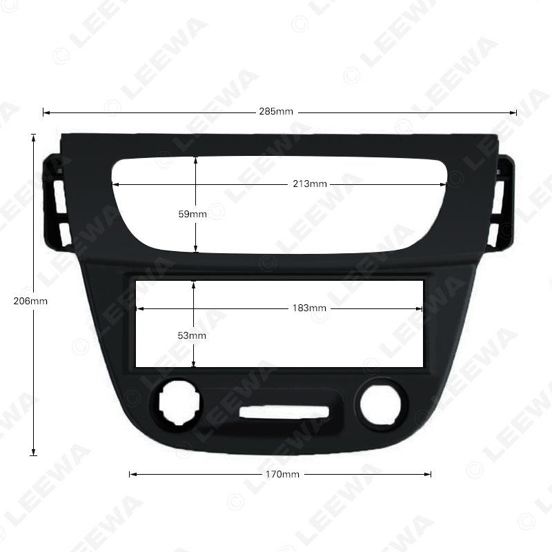 09 Renault Fluence Single DIN Faceplate for Car Audio/Visual Modification