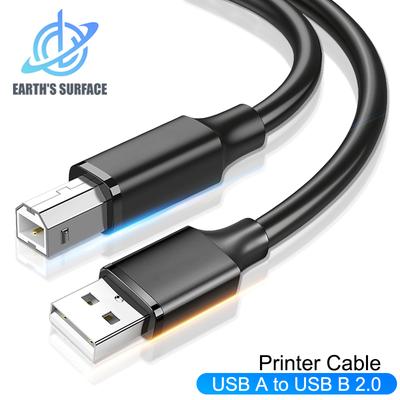 USB Type A To USB Type B 2.0 Cable for New MacBook Pro HP Canon Brother Epson Dell Samsung Printer USB2.0 Printer Scanner Cables