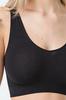 Soft Women's Bra Without Wires and with Smooth Cups, Black Soft Women's Bra Without Wires and with Smooth Cups, Black