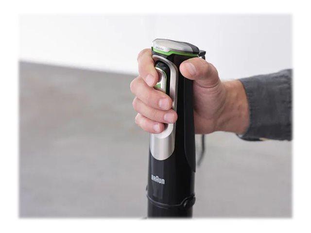 Handmixer | Braun MultiQuick 9 MQ9187XLI | Handmixer | 1200 W | 3 Geschwindigkeiten | Schwarz/Edelstahl
