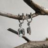 Silver Earrings with London Blue Topaz 2.429ct (2196006)